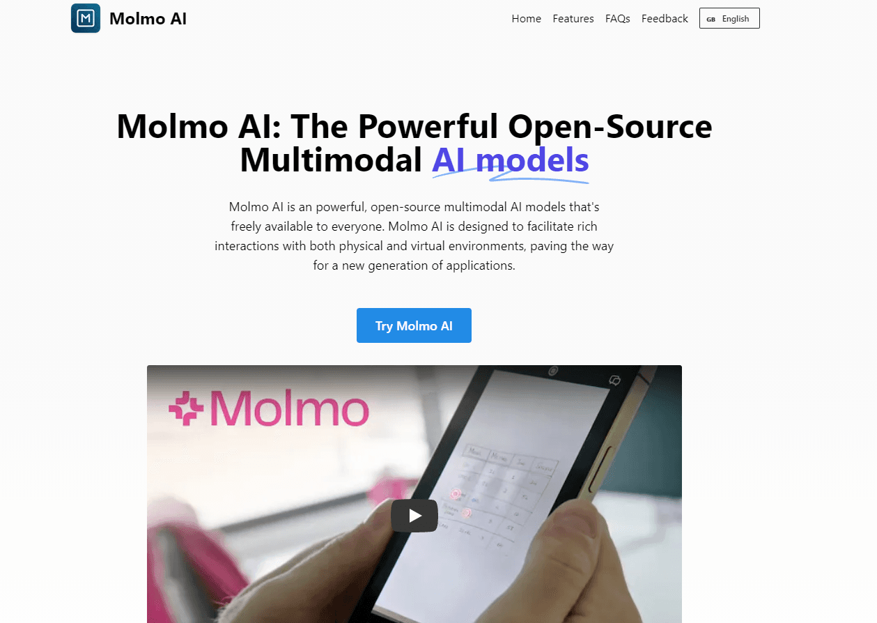 Molmo 2 - official image