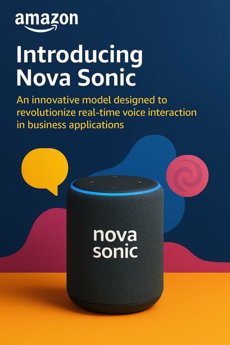 Amazon Nova 2.5 Sonic model card logo