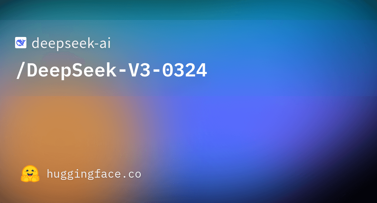 DeepSeek-V3-0324 model card