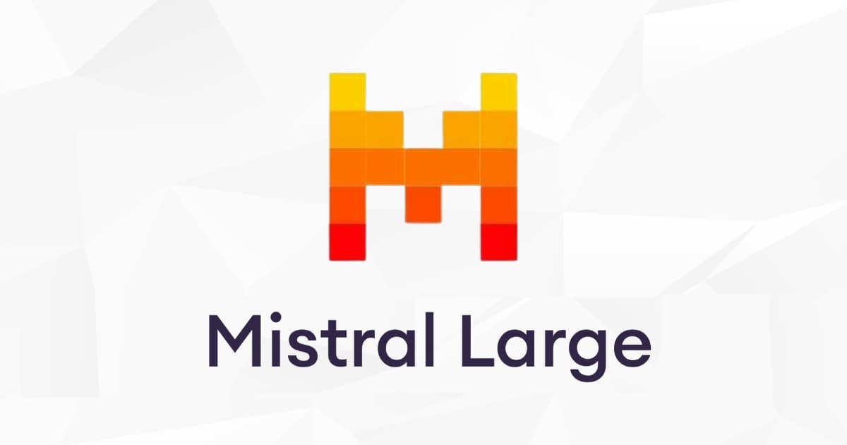Mistral Large - official image