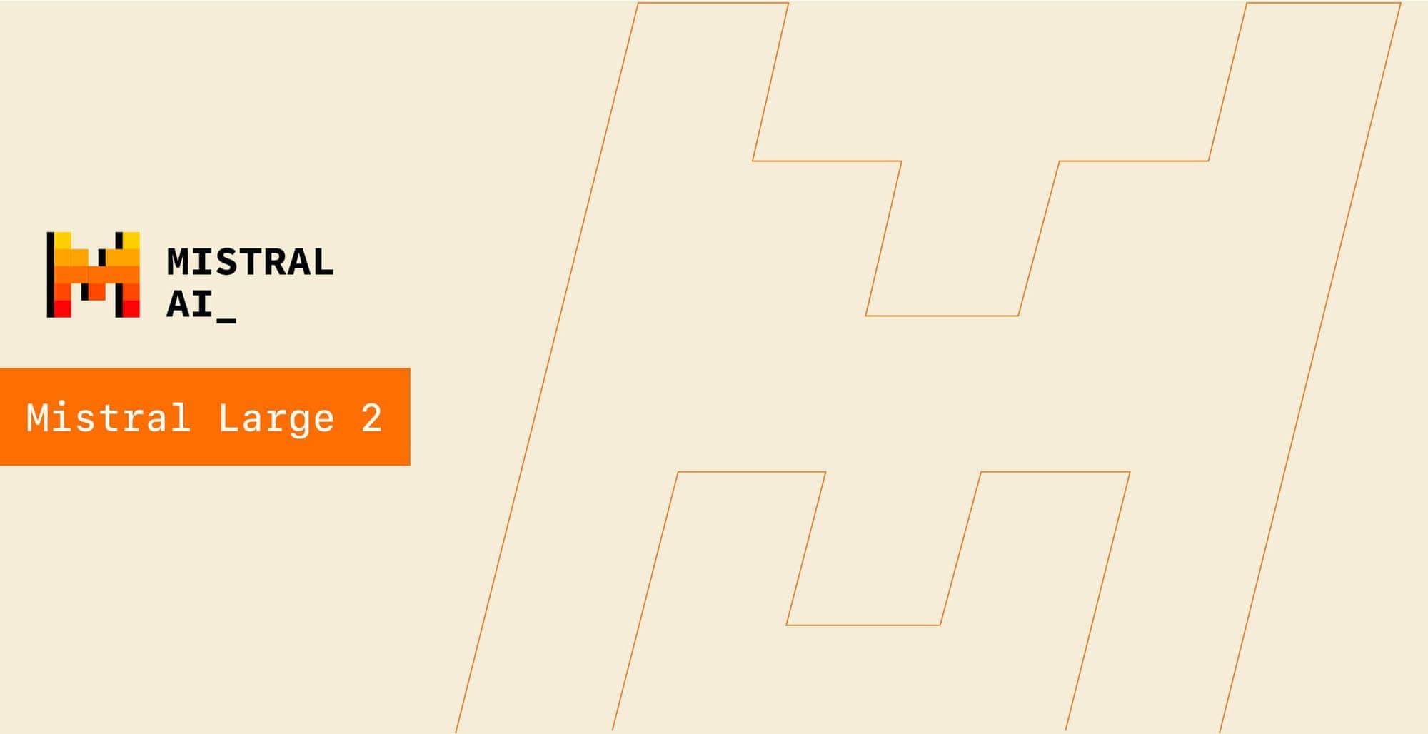 Mistral Large 2 - official image